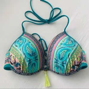 Shade & Shore Strappy Back Bikini Top 34C